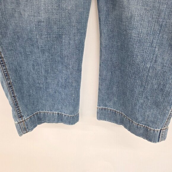 Lauren Ralph Lauren Womens 10P Blue Denim Capris Classic Fit Cotton Jean Pants - Picture 4 of 12